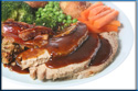 Schweinefilet mit Lembergersauce
